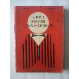 TEHNICA SERVIRII CONSUMATORILOR  -  E. DOBRESCU, C. BALANESCU 
